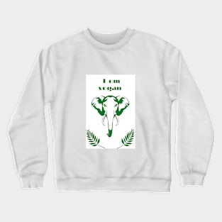 I em vegan Crewneck Sweatshirt